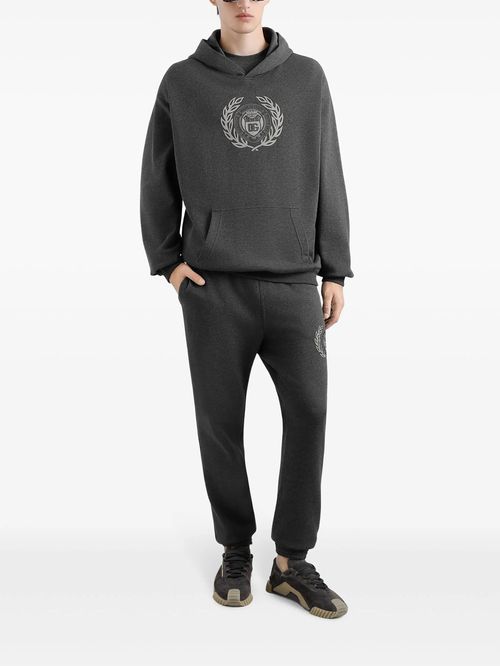 Pantaloni gri patch logo