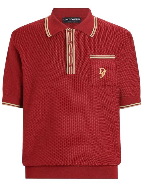 Tricou polo tricotat