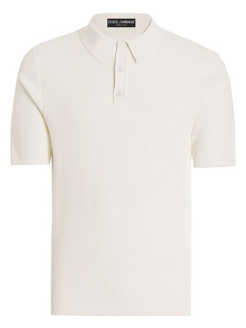 Tricou polo tricotat