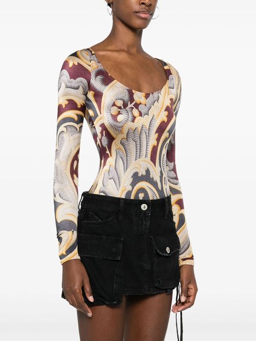 X ETRO Body cu imprimeu