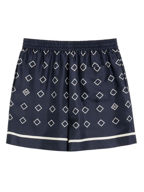 Pantaloni scurți din mătase
