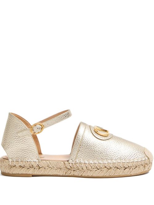 Espadrile aurii Vlogo