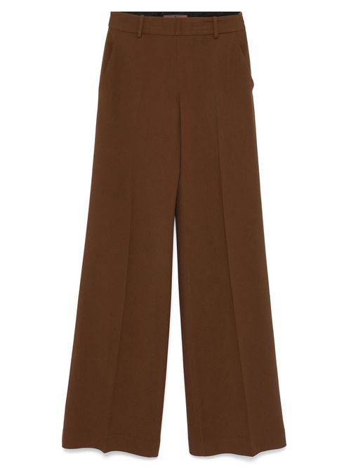 Pantaloni maro crepe
