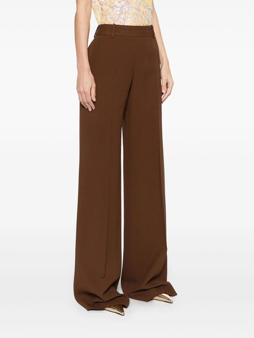 Pantaloni maro crepe