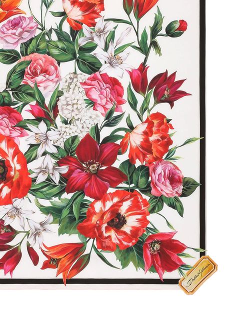 Eșarfă cu print Majolica