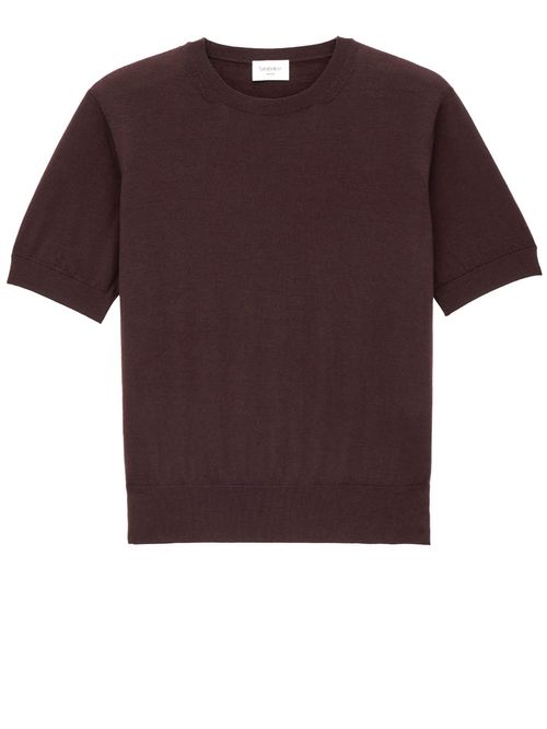 Tricou maro din lână