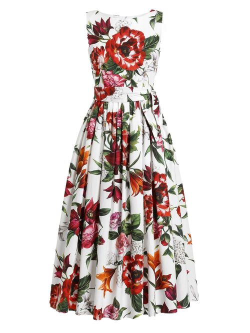 Rochie poplin cu imprimeu