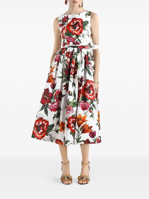Rochie poplin cu imprimeu