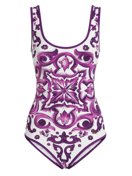Costum de baie imprimeu Majolica