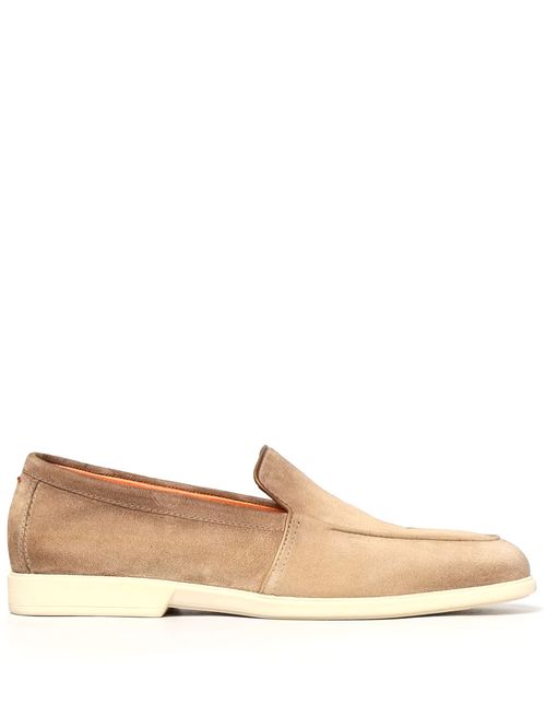Pantofi slip-on din piele întoarsă