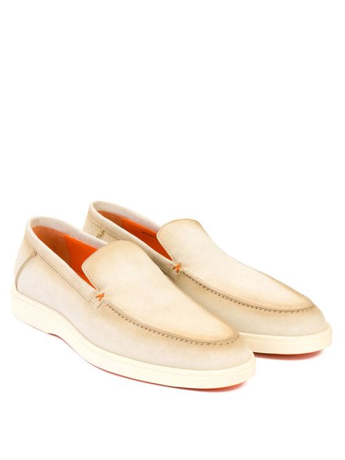 Pantofi slip-on bej