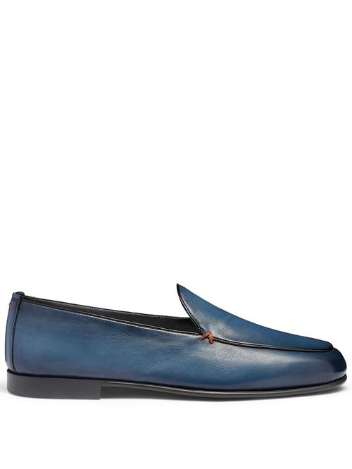 Pantofi loafers din piele