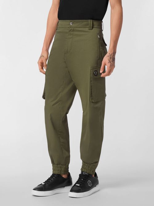 Pantaloni kaki buzunare laterale