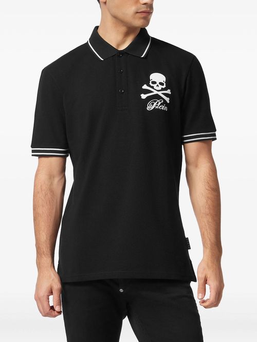 Tricou polo cu logo brodat
