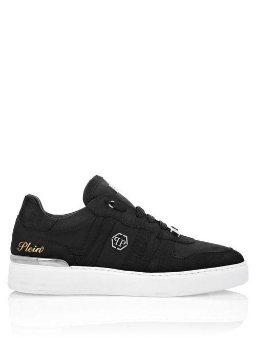 Pantofi sport negri logo Plein