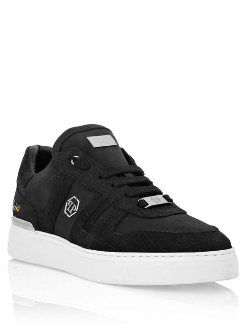 Pantofi sport negri logo Plein