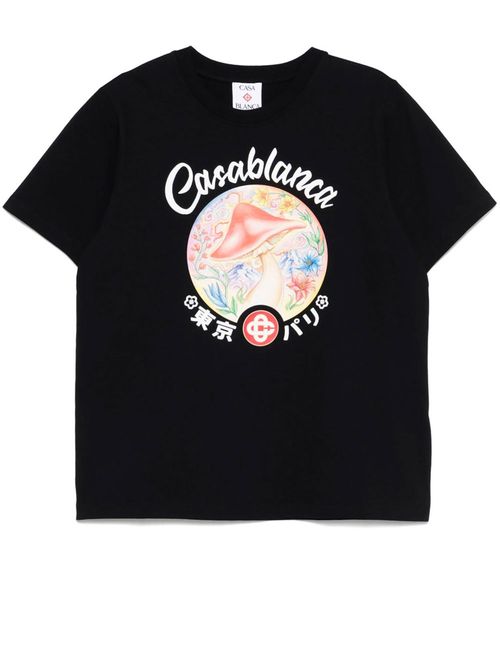 Tricou negru Mushroom