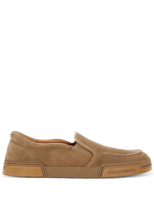Pantofi slip-on piele întoarsă