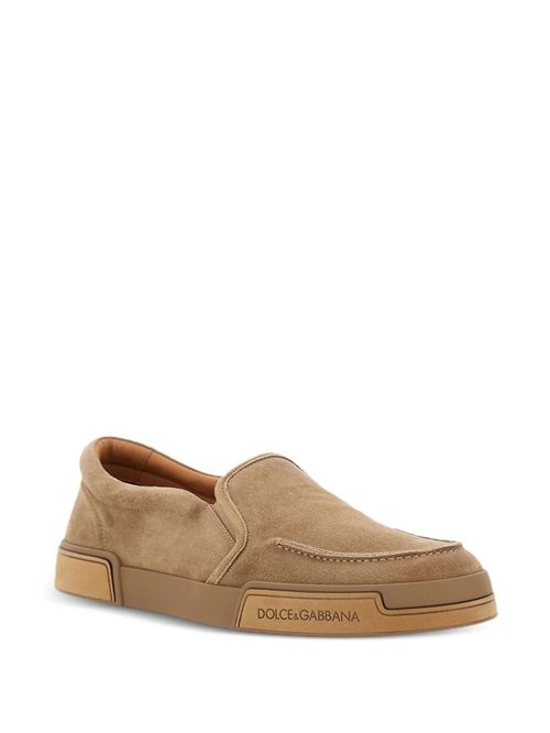 Pantofi slip-on piele întoarsă