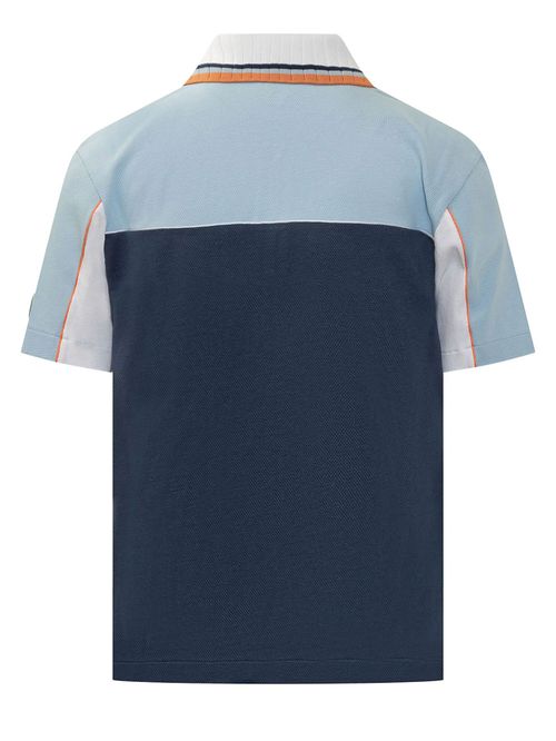 Tricou polo cu logo frontal