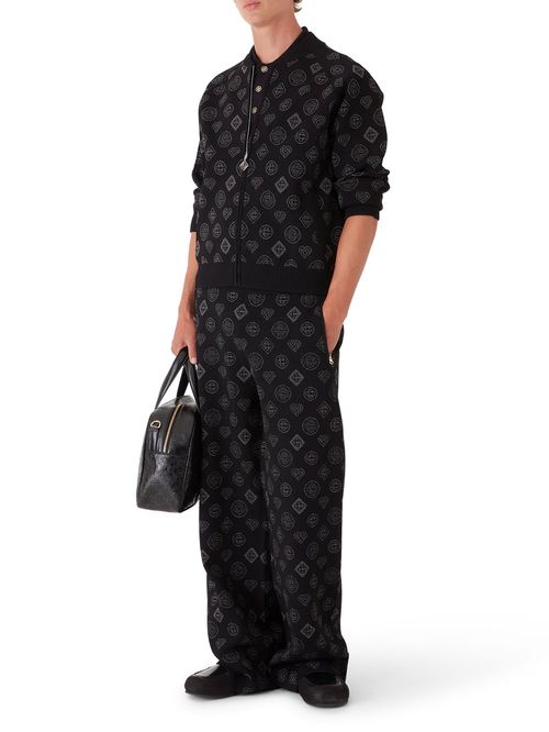 Pantaloni jacquard