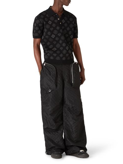 Tricou polo Jacquard