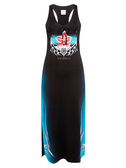 Rochie maxi cu imprimeu