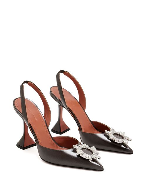 Pantofi cu toc Begum Coffee 95mm