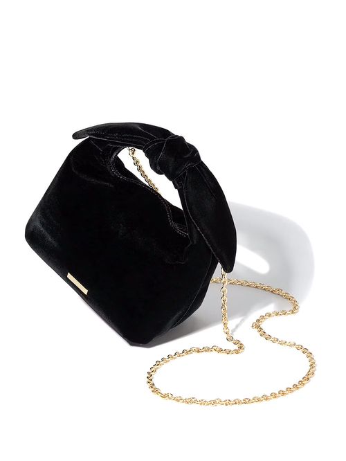 Geantă mini Bow Tie Velvet