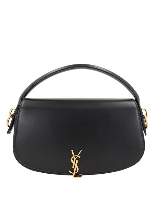 Geantă neagră Voltaire din piele