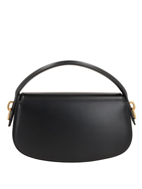 Geantă neagră Voltaire din piele