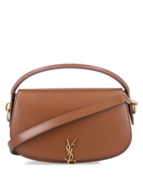 Geantă Voltaire bej din piele