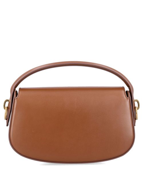 Geantă Voltaire bej din piele