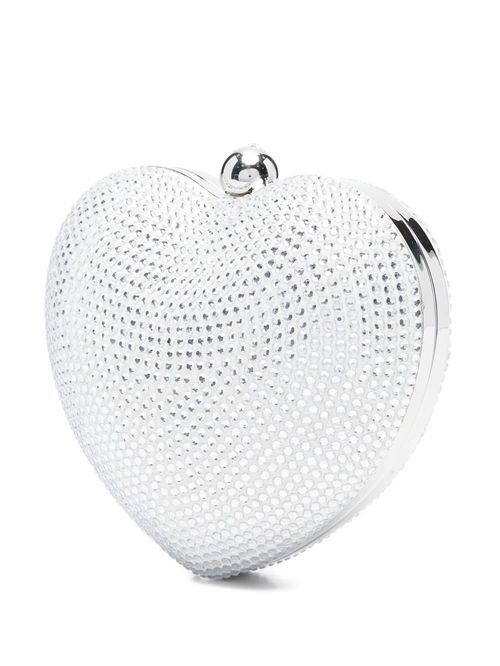 Geantă albă Crystal Heart
