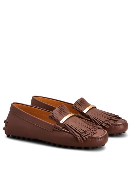 Pantofi loafers Gommino maro