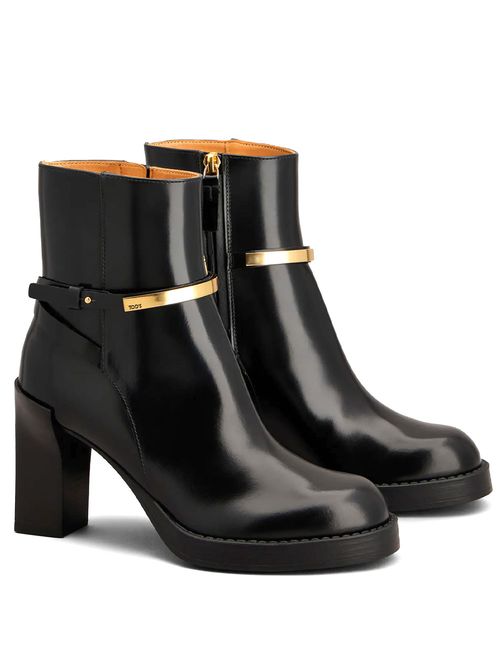 Botine negre 80mm