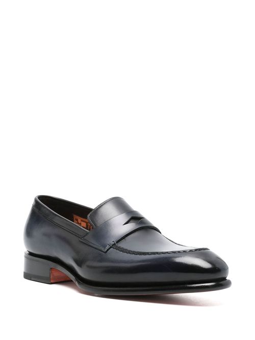 Pantofi loafers din piele