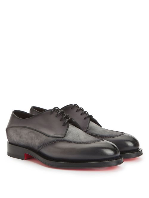 Pantofi derby gri
