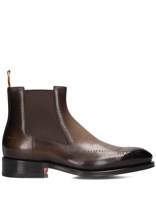 Ghete maro din piele