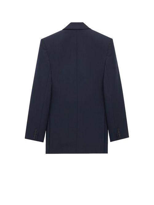 Sacou albastru din lână