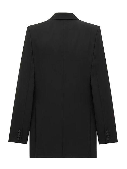 Sacou cu revere satinate