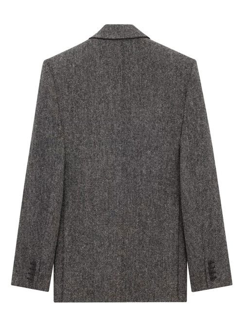 Sacou herringbone din lână