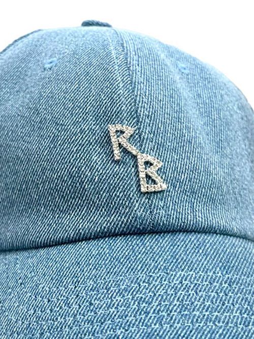 Șapcă din denim logo RB