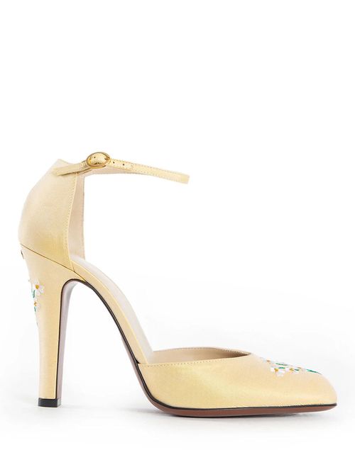 Pantofi bej cu toc Hi Dolly 105