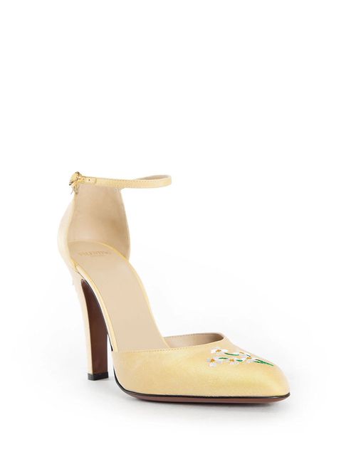 Pantofi bej cu toc Hi Dolly 105