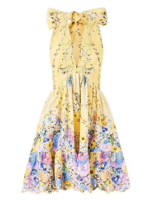 Rochie mini cu volane