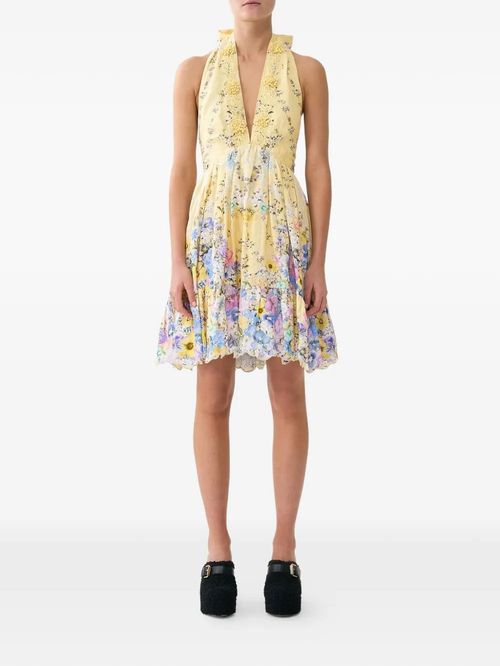 Rochie mini cu volane