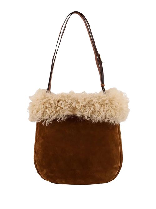 Geantă cu blană