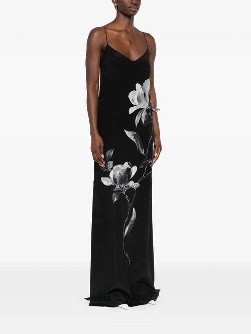 Rochie maxi cu imprimeu