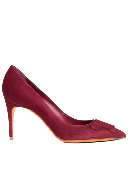 Pantofi cu toc burgundy 85